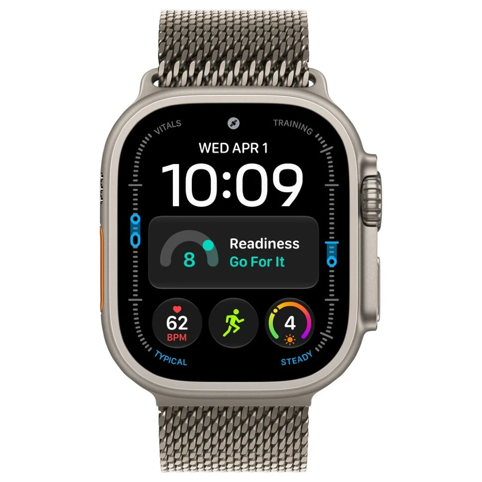 Умные часы Apple Watch Ultra 4 49mm Natural Titanium Case with Natural Titanium Milanese Loop (L)