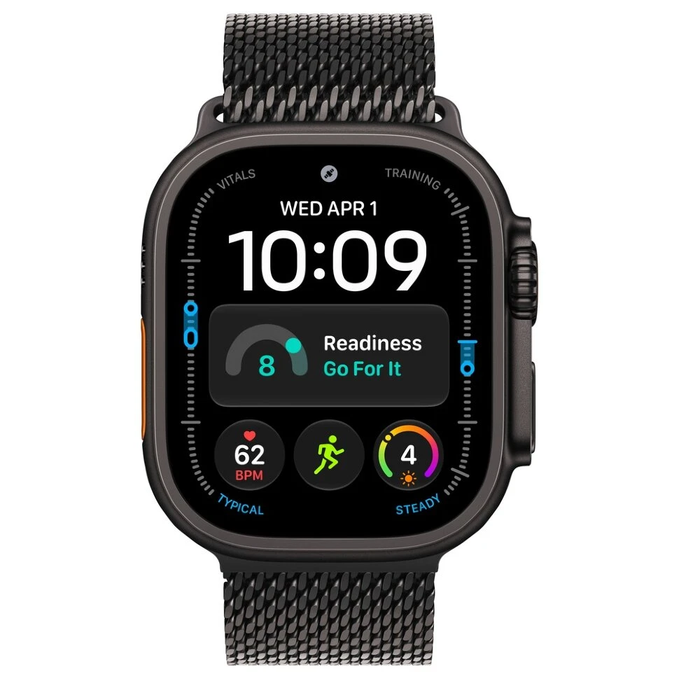 Умные часы Apple Watch Ultra 4 49mm Black Titanium Case with Black Titanium Milanese Loop (M)