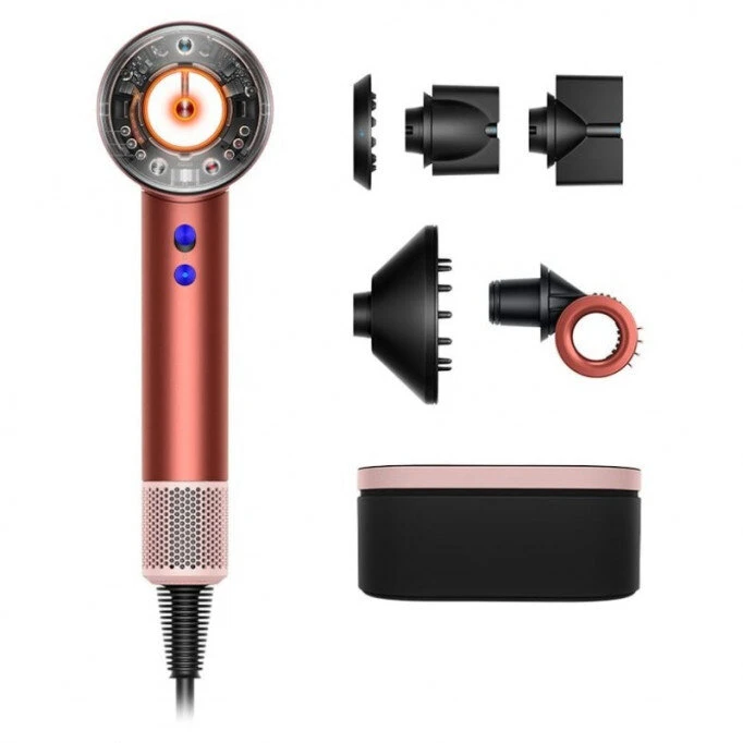Фен Dyson Supersonic Nural HD16 Gift Edition Strawberry Bronze/Blush Pink (Вилка CN)
