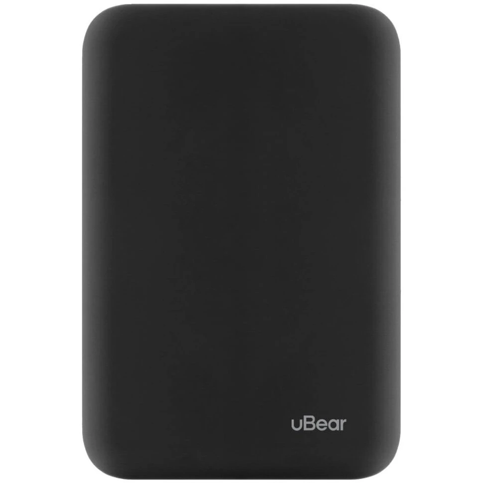 Внешний аккумулятор uBear Flow Magnetic 5000 мАч Черный