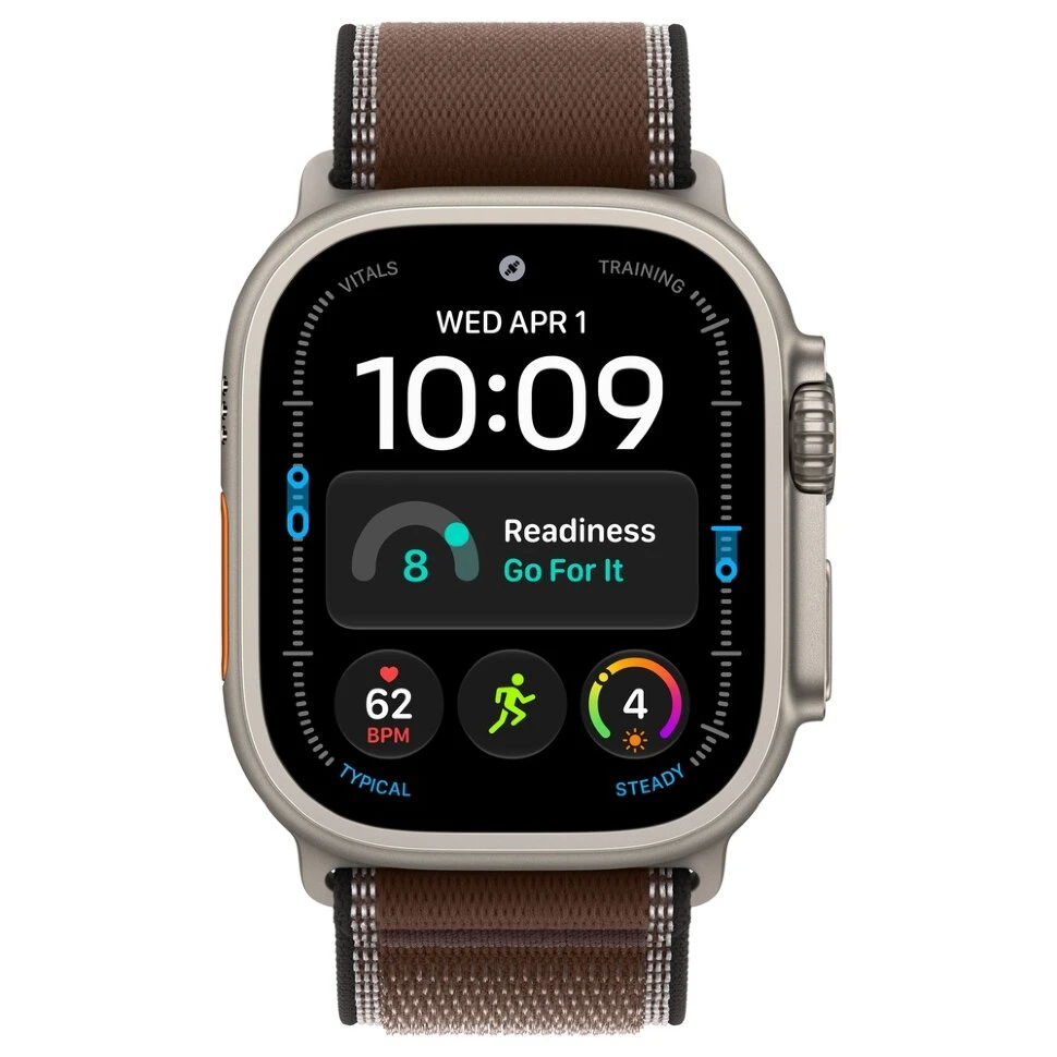 Умные часы Apple Watch Ultra 4 49mm Natural Titanium Case with Dark Umber Trail Loop (M/L)