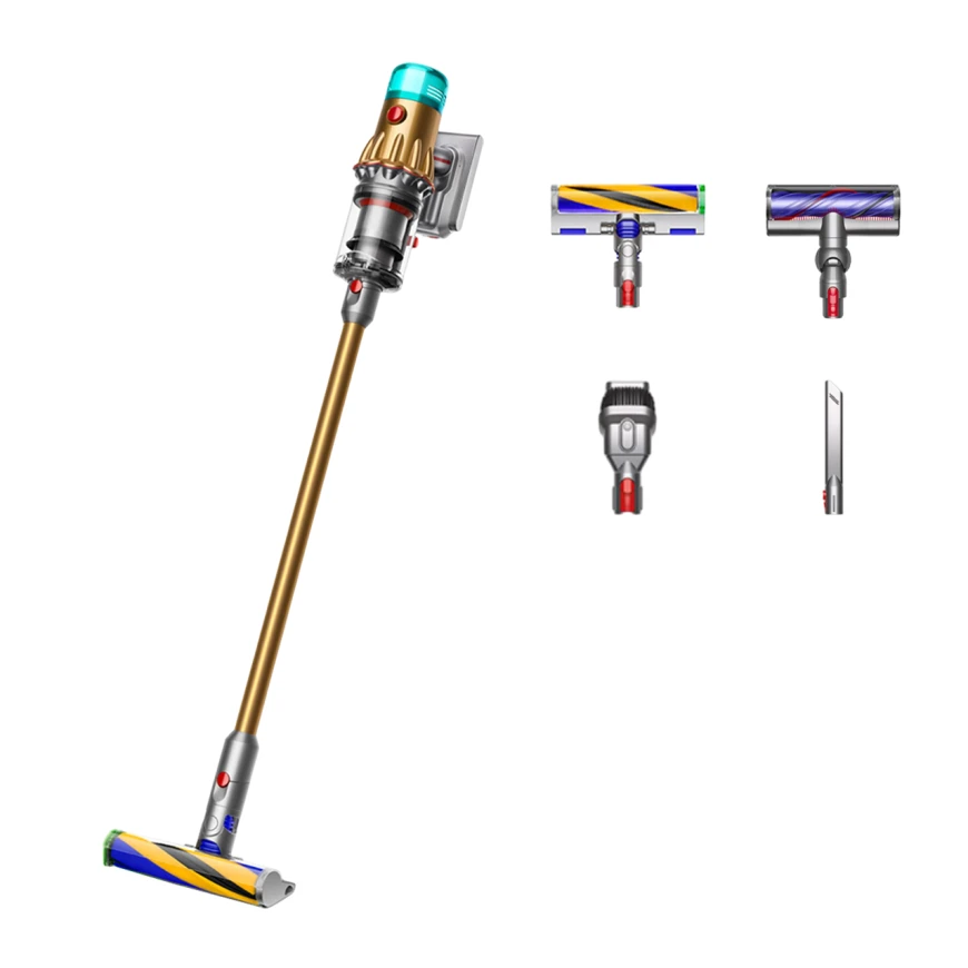 Вертикальный беспроводной пылесос Dyson V12 Detect Slim Absolute (SV46) Gold/Gold (EU)