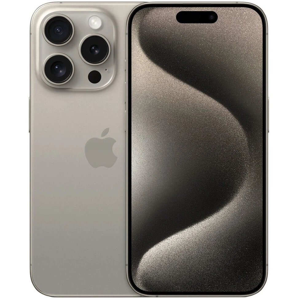 Смартфон Apple iPhone 15 Pro 128GB Натуральный титан (Natural Titanium)