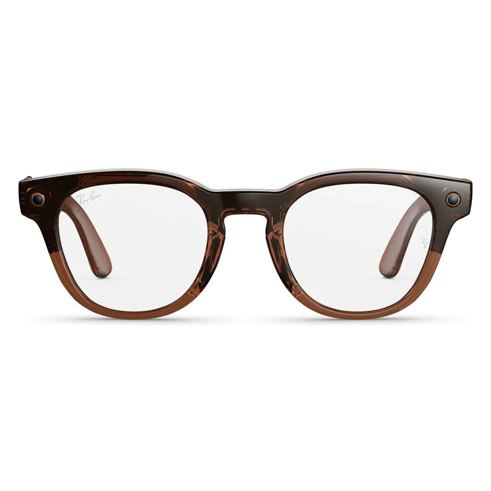 Умные очки Ray-Ban Meta Scriber Optics (Gen 2) Shiny Transparent Umber (RW7002)