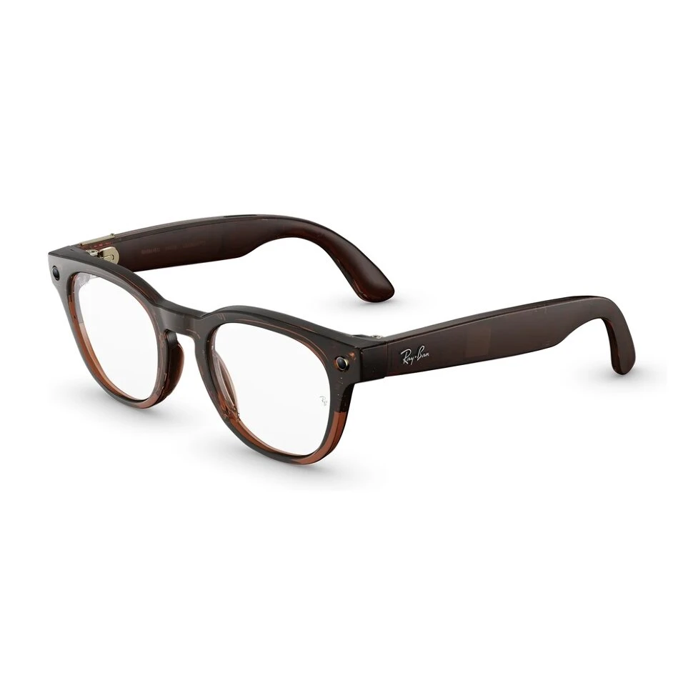 Умные очки Ray-Ban Meta Scriber Optics (Gen 2) Shiny Transparent Umber (RW7002)