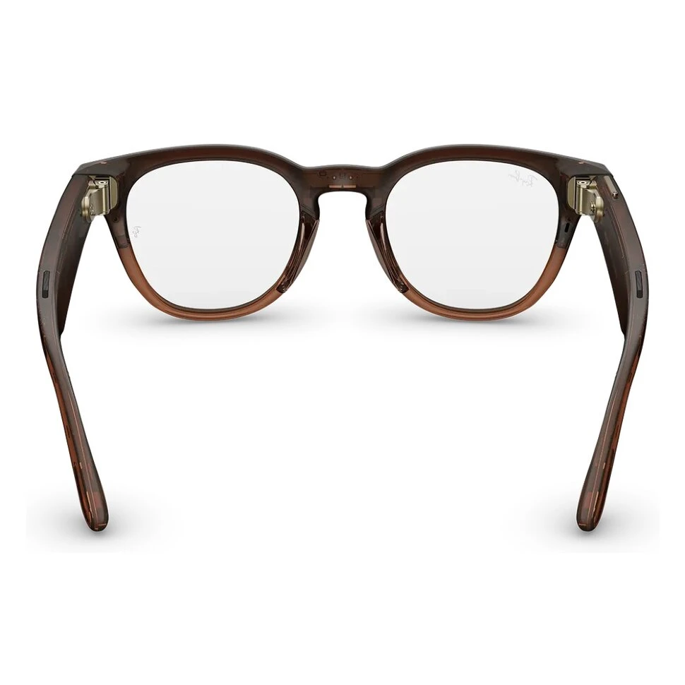 Умные очки Ray-Ban Meta Scriber Optics (Gen 2) Shiny Transparent Umber (RW7002)