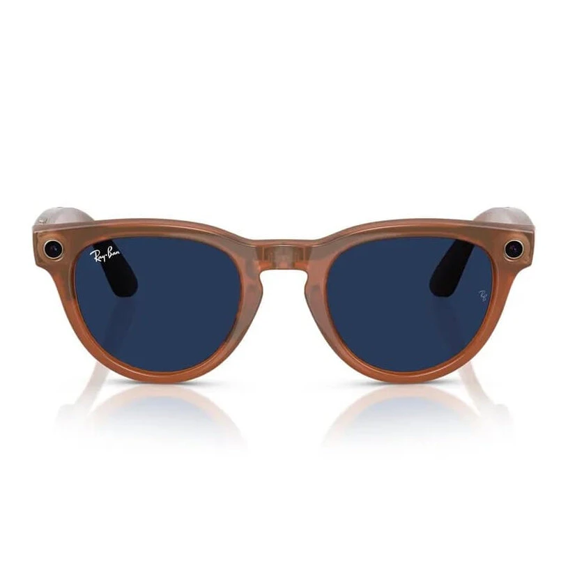 Умные очки Ray-Ban Headliner Caramel/Sapphire Transitions (RW4009)