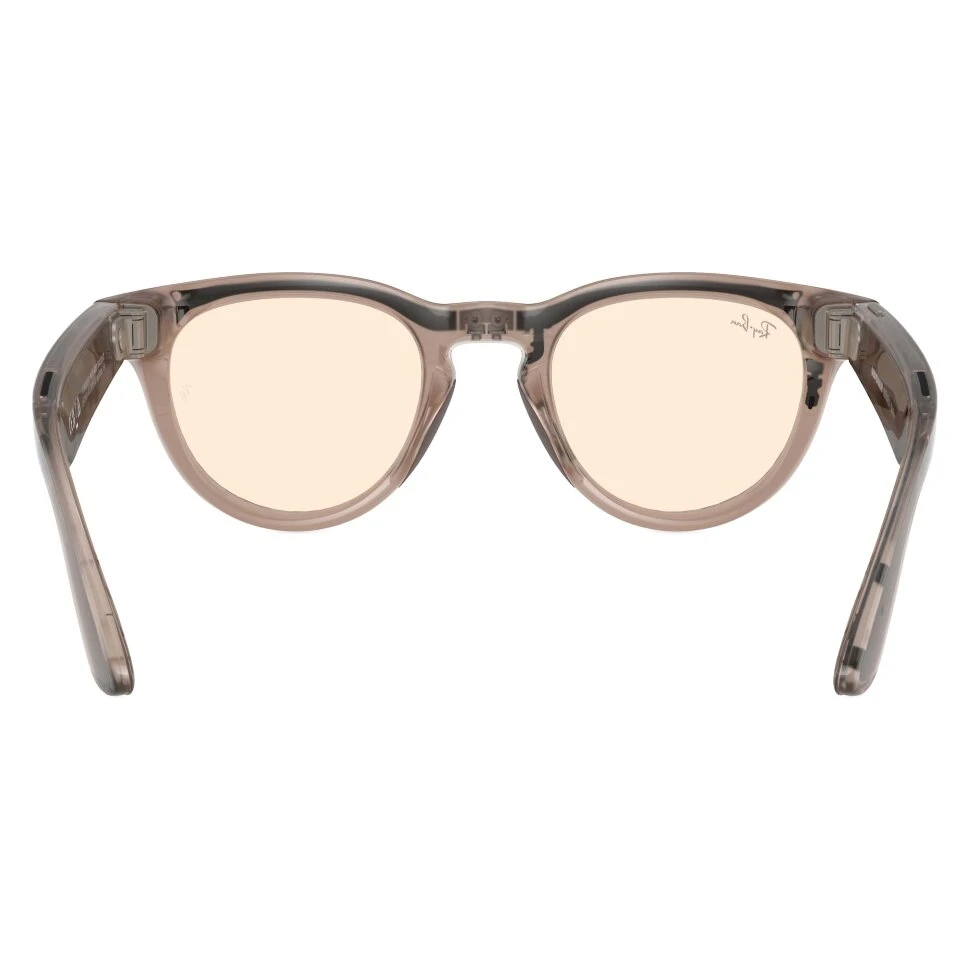 Умные очки Ray-Ban Headliner Warm Stone/Saffron Yellow Transitions (RW4009)