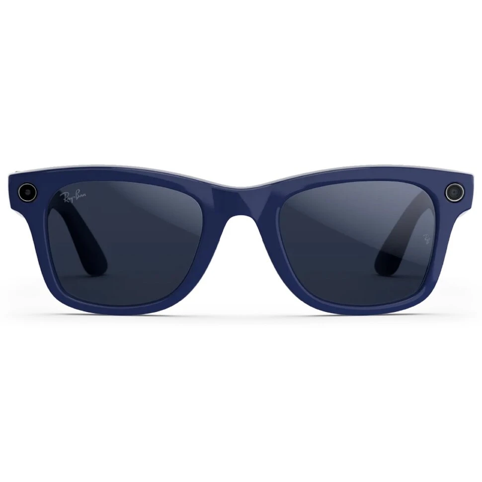 Умные очки Ray-Ban Wayfarer (Gen 2) Shiny Cosmic Blue Clear/Sapphire Transitions (M)