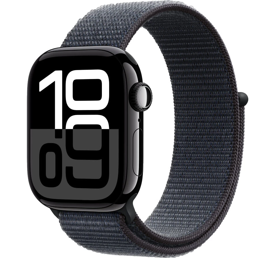 Умные часы Apple Watch Series 10 42mm Jet Black Aluminum Case with Ink Sport Loop