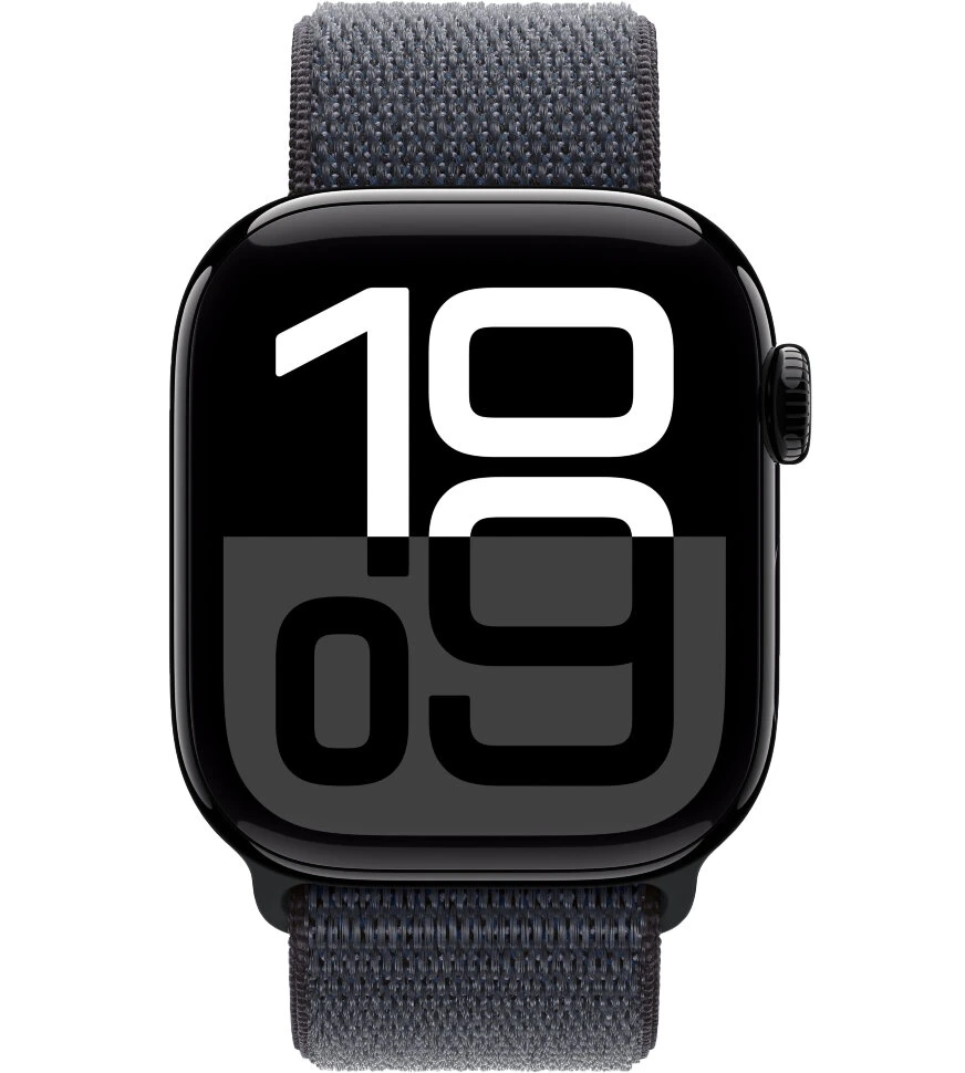 Умные часы Apple Watch Series 10 42mm Jet Black Aluminum Case with Ink Sport Loop