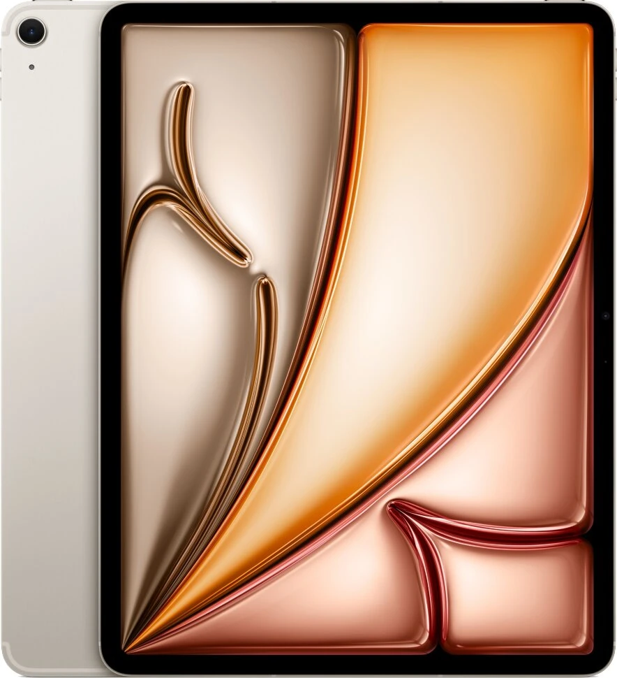 Планшет Apple iPad Air 13 (2025) 256GB Wi-Fi + Cellular Сияющая звезда (Starlight)