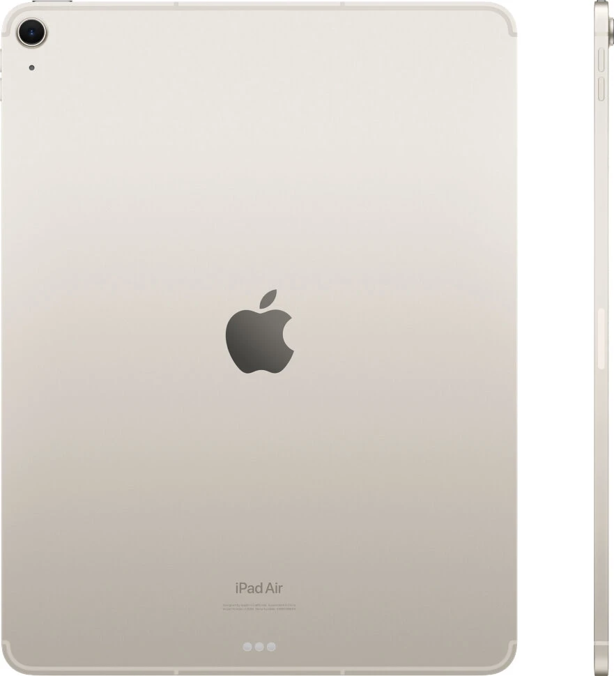 Планшет Apple iPad Air 13 (2025) 256GB Wi-Fi + Cellular Сияющая звезда (Starlight)