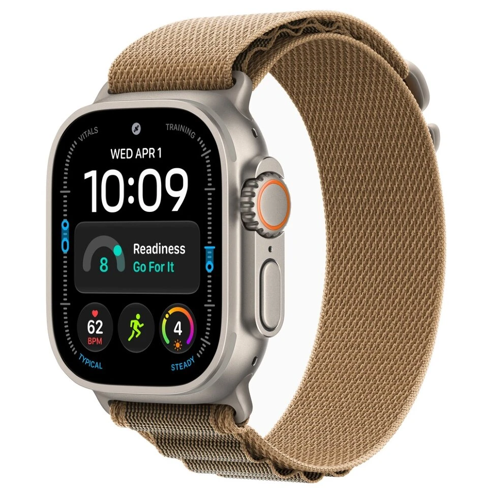 Умные часы Apple Watch Ultra 4 49mm Natural Titanium Case with Desert Alpine Loop (L)