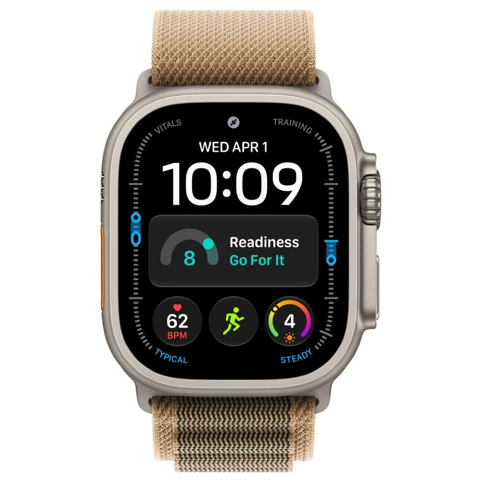 Умные часы Apple Watch Ultra 4 49mm Natural Titanium Case with Desert Alpine Loop (L)