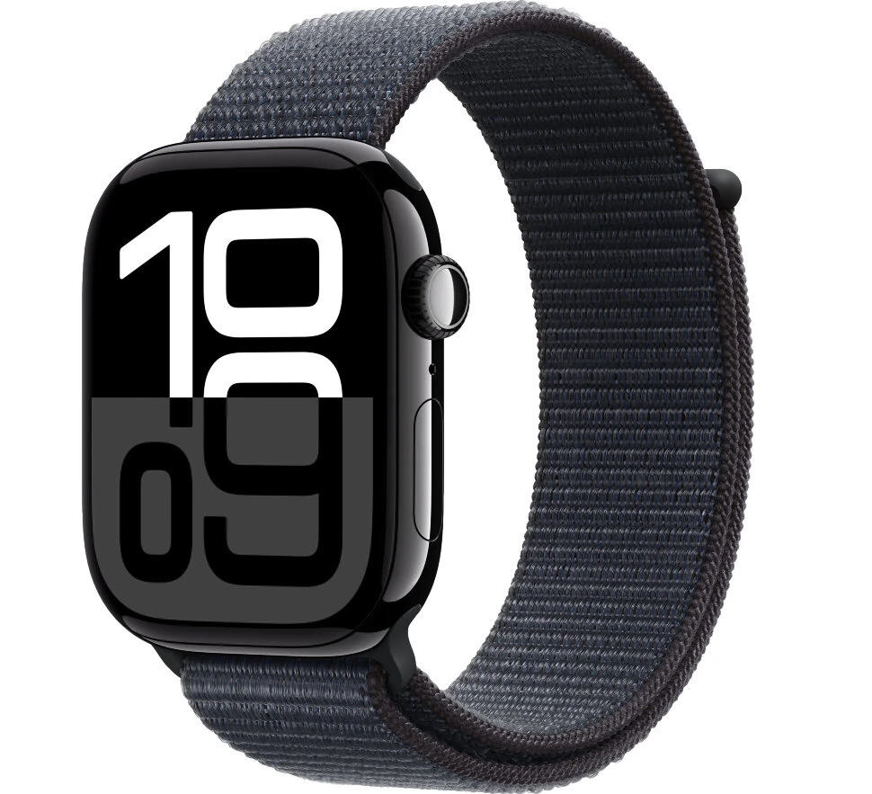 Умные часы Apple Watch Series 10 46mm Jet Black Aluminum Case with Ink Sport Loop