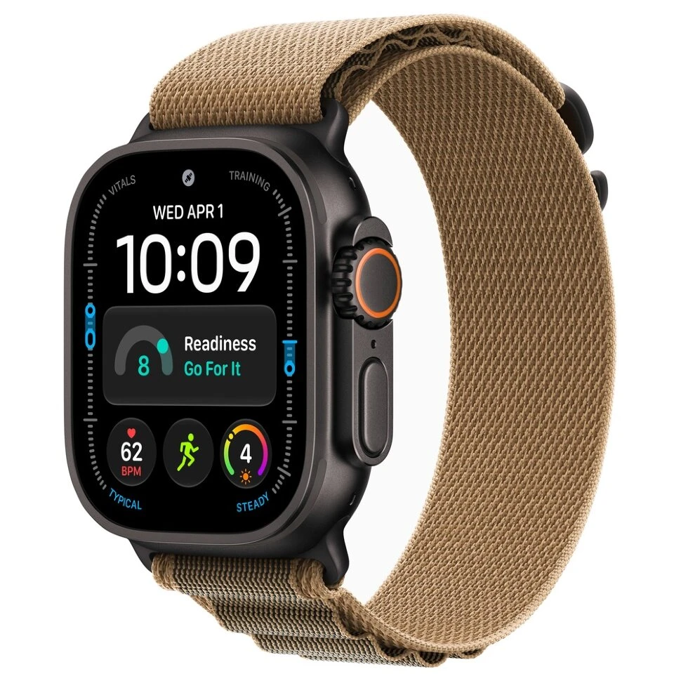 Умные часы Apple Watch Ultra 4 49mm Black Titanium Case with Desert Alpine Loop (M)