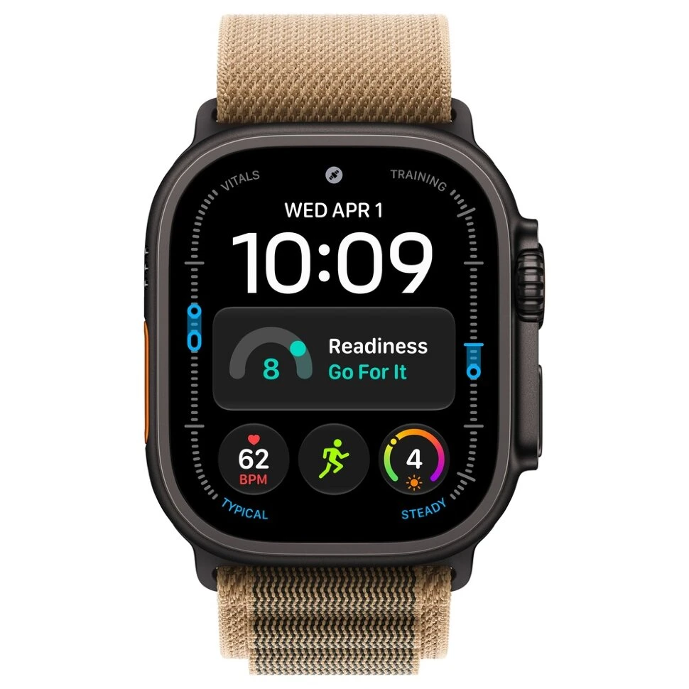 Умные часы Apple Watch Ultra 4 49mm Black Titanium Case with Desert Alpine Loop (M)