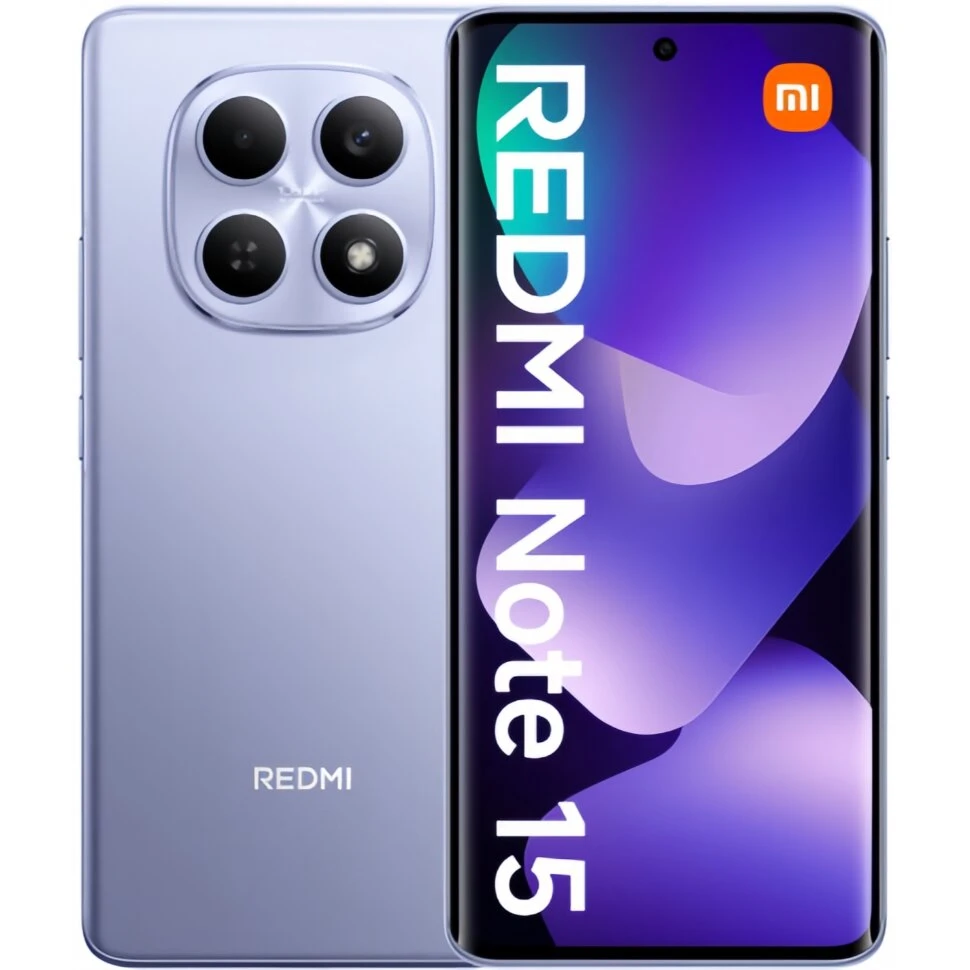 Смартфон Xiaomi Redmi Note 15 4G 6/128GB Фиолетовый (Mist Purple)