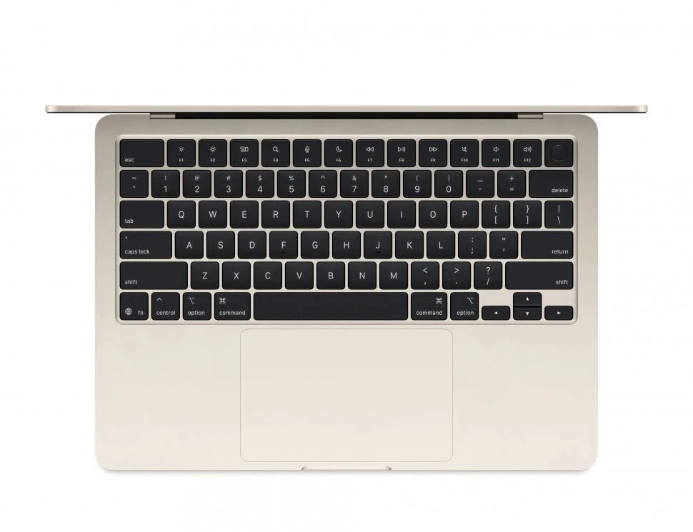 Ноутбук Apple MacBook Air 13 2025 MW0Y3 (M4 8-Core GPU, 16/256GB) Сияющая звезда (Starlight)