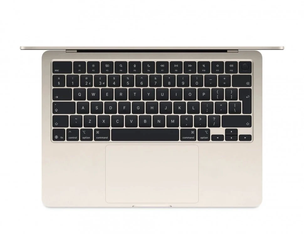 Ноутбук Apple MacBook Air 13 2025 MW103 (M4 10-Core GPU, 16/512GB) Сияющая звезда (Starlight)