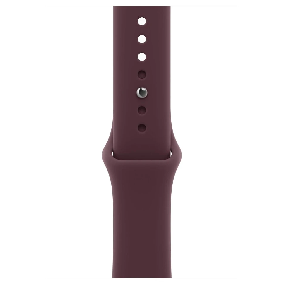 Умные часы Apple Watch Series 12 46mm Light Gold Aluminum Case with Burgundy Sport Band (S/M)