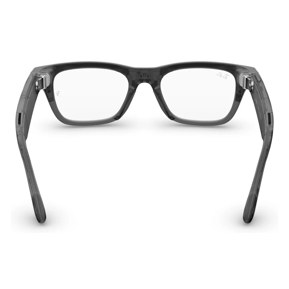 Умные очки Ray-Ban Meta Blazer Optics (Gen 2) Matte Transparent Ice Grey (L) (RW7001)