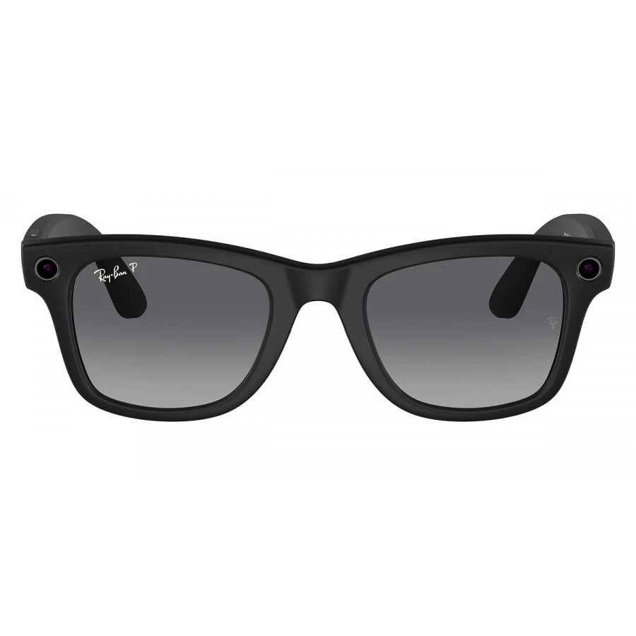 Умные очки Ray-Ban Wayfarer Matte Black/Polarized Graphite Gradient (RW4008)