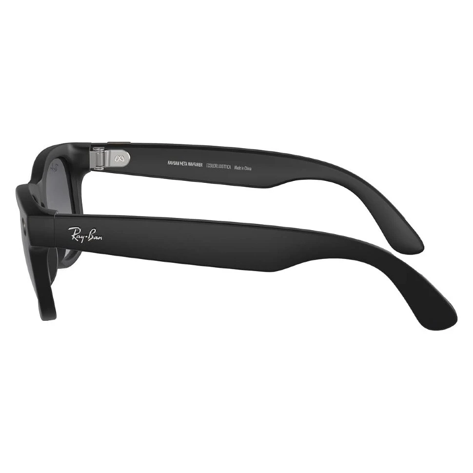 Умные очки Ray-Ban Wayfarer Matte Black/Polarized Graphite Gradient (RW4008)