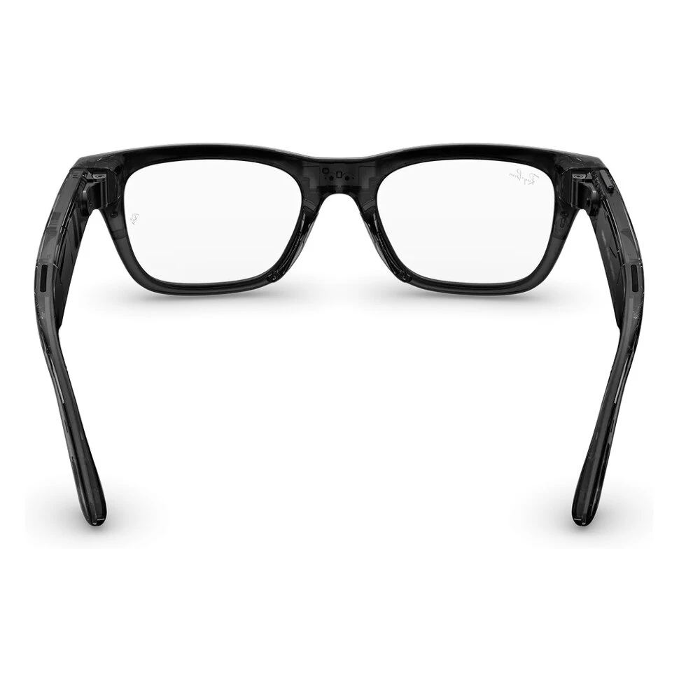 Умные очки Ray-Ban Meta Blazer Optics (Gen 2) Shiny Transparent Black (L) (RW7001)