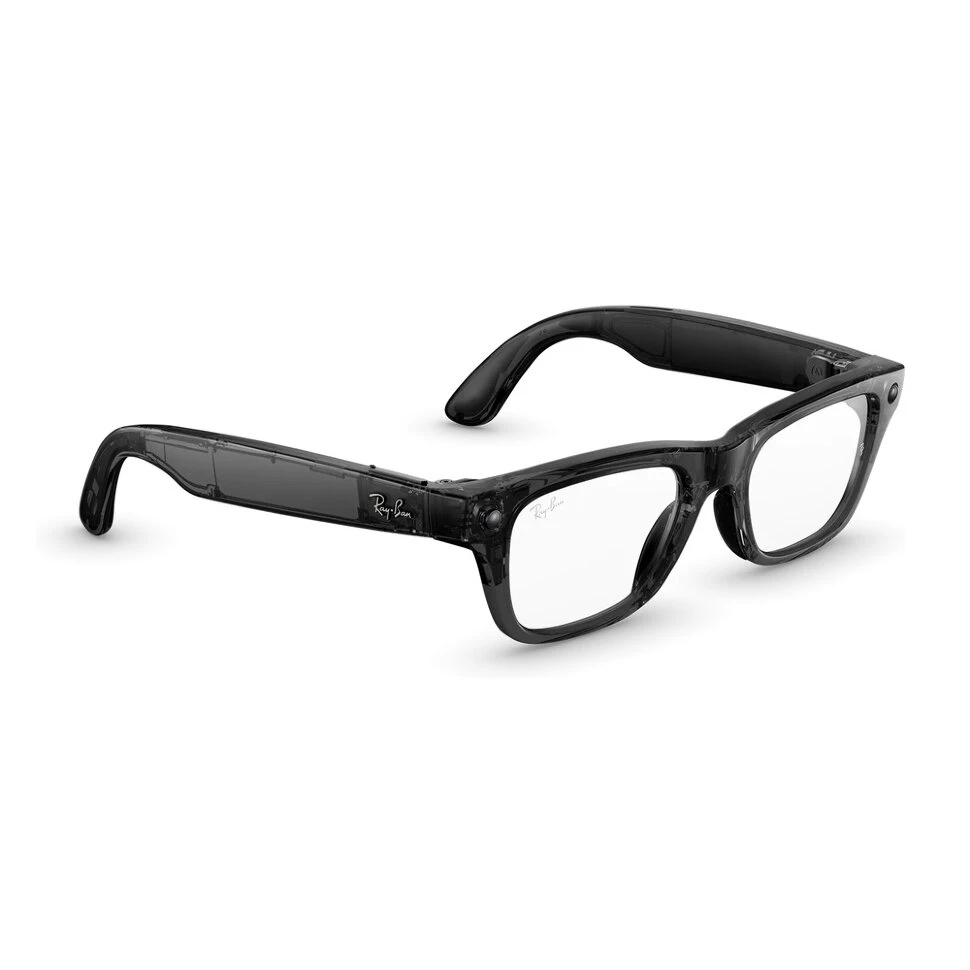 Умные очки Ray-Ban Meta Blazer Optics (Gen 2) Shiny Transparent Black (L) (RW7001)