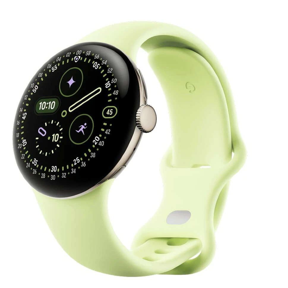 Умные часы Google Pixel Watch 4 41mm Wi-Fi Золотой/Желтый (Champagne Gold/Lemongrass)