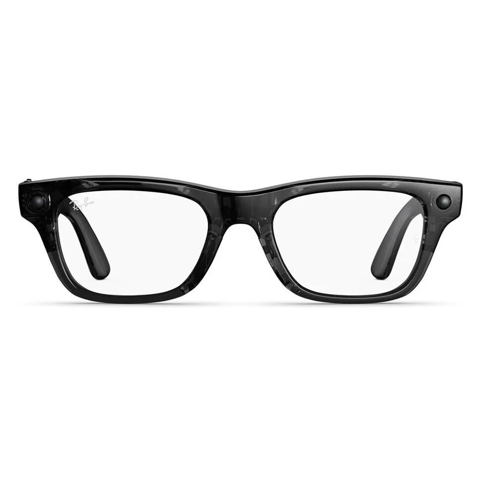 Умные очки Ray-Ban Meta Blazer Optics (Gen 2) Shiny Transparent Black (M) (RW7001)