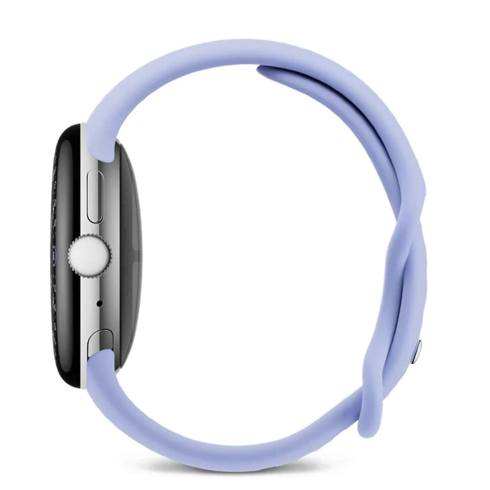 Умные часы Google Pixel Watch 4 41mm Wi-Fi Серебряный/Фиолетовый (Polished Silver/Iris)