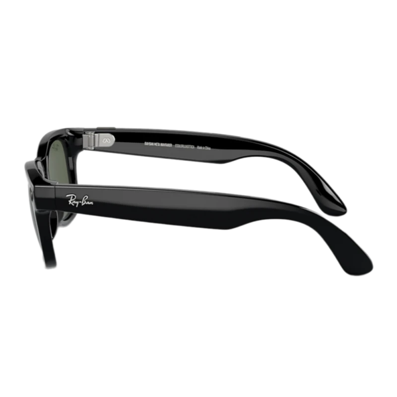 Умные очки Ray-Ban Wayfarer Shiny Black/G15 Green (RW4006)