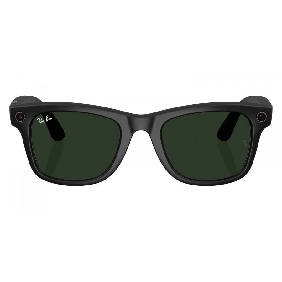 Ray-Ban Wayfarer Gen 1 (Matte Black/Clear to Graphite Green Transitions)