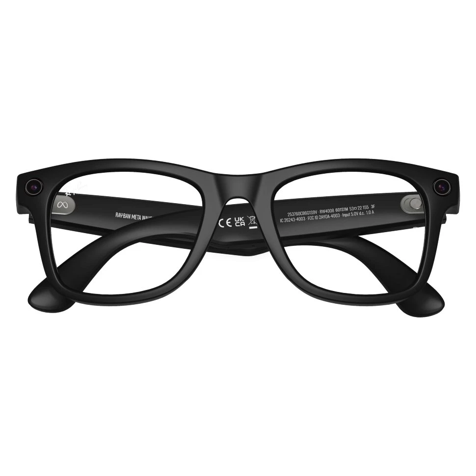 Ray-Ban Wayfarer Gen 1 (Matte Black/Clear to Graphite Green Transitions)