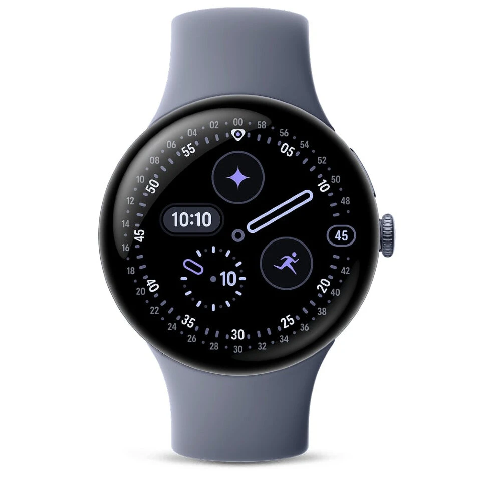 Умные часы Google Pixel Watch 4 45mm Wi-Fi Серый (Satin Moonstone/Moonstone)