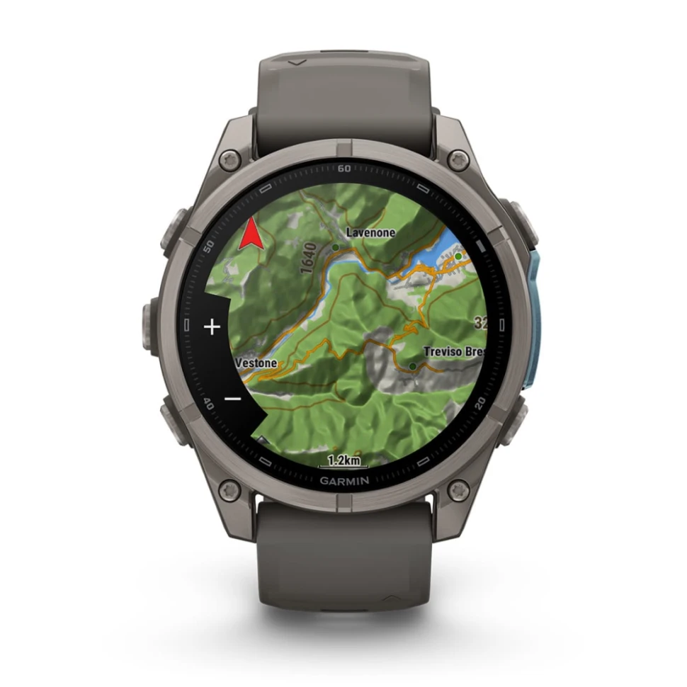 Умные часы Garmin Fenix 9 47mm Titanium with Pebble Grey Silicone Band (010-04762-01)