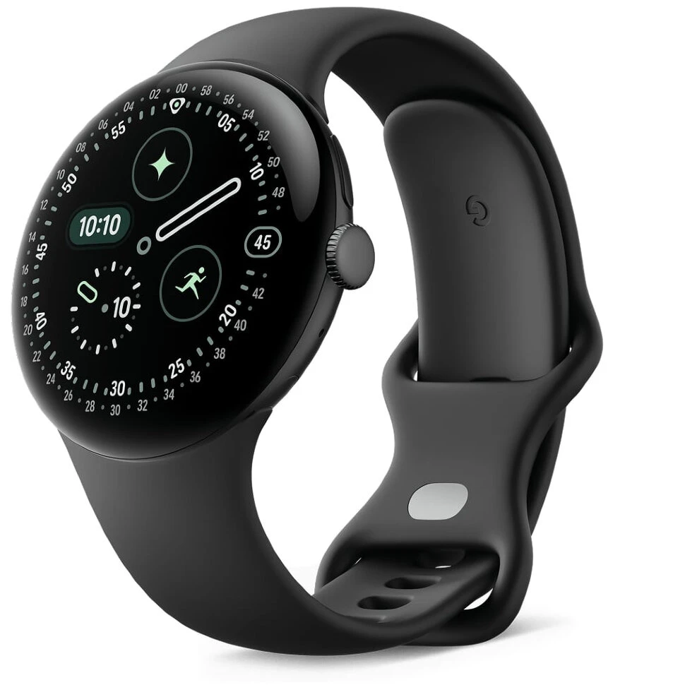 Умные часы Google Pixel Watch 4 45mm Wi-Fi Черный (Matte Black/Obsidian)