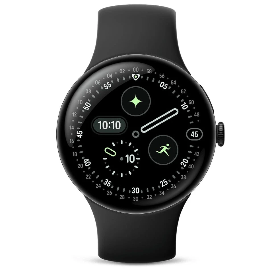 Умные часы Google Pixel Watch 4 45mm Wi-Fi Черный (Matte Black/Obsidian)