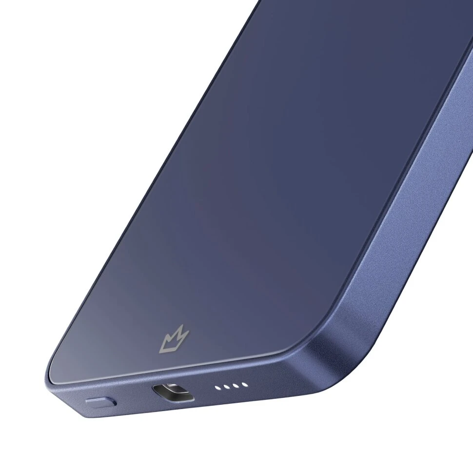 Внешний аккумулятор VLP Diamond Energy MagSafe Qi2 5000 мАч Темно синий