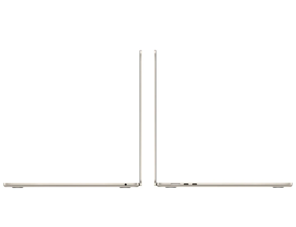 Ноутбук Apple MacBook Air 15 2025 MW1J3 (M4 10-Core GPU, 16/256GB) Сияющая звезда (Starlight)