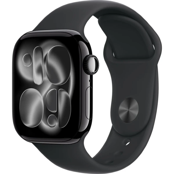 Умные часы Apple Watch Series 11 42mm Jet Black Aluminum Case with Black Sport Band (S/M)