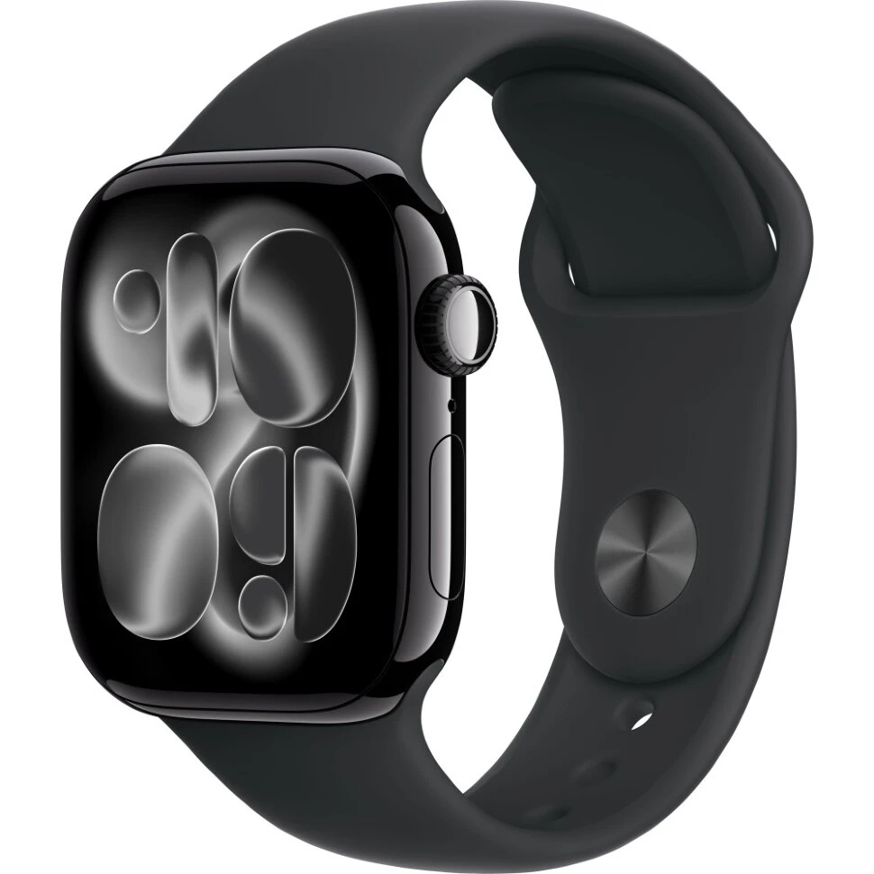 Умные часы Apple Watch Series 11 42mm Jet Black Aluminum Case with Black Sport Band (S/M)