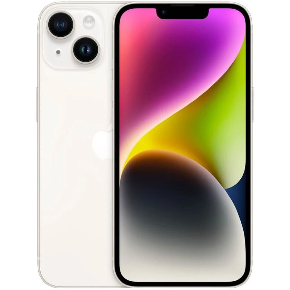Смартфон Apple iPhone 14 128GB Белый (Starlight)