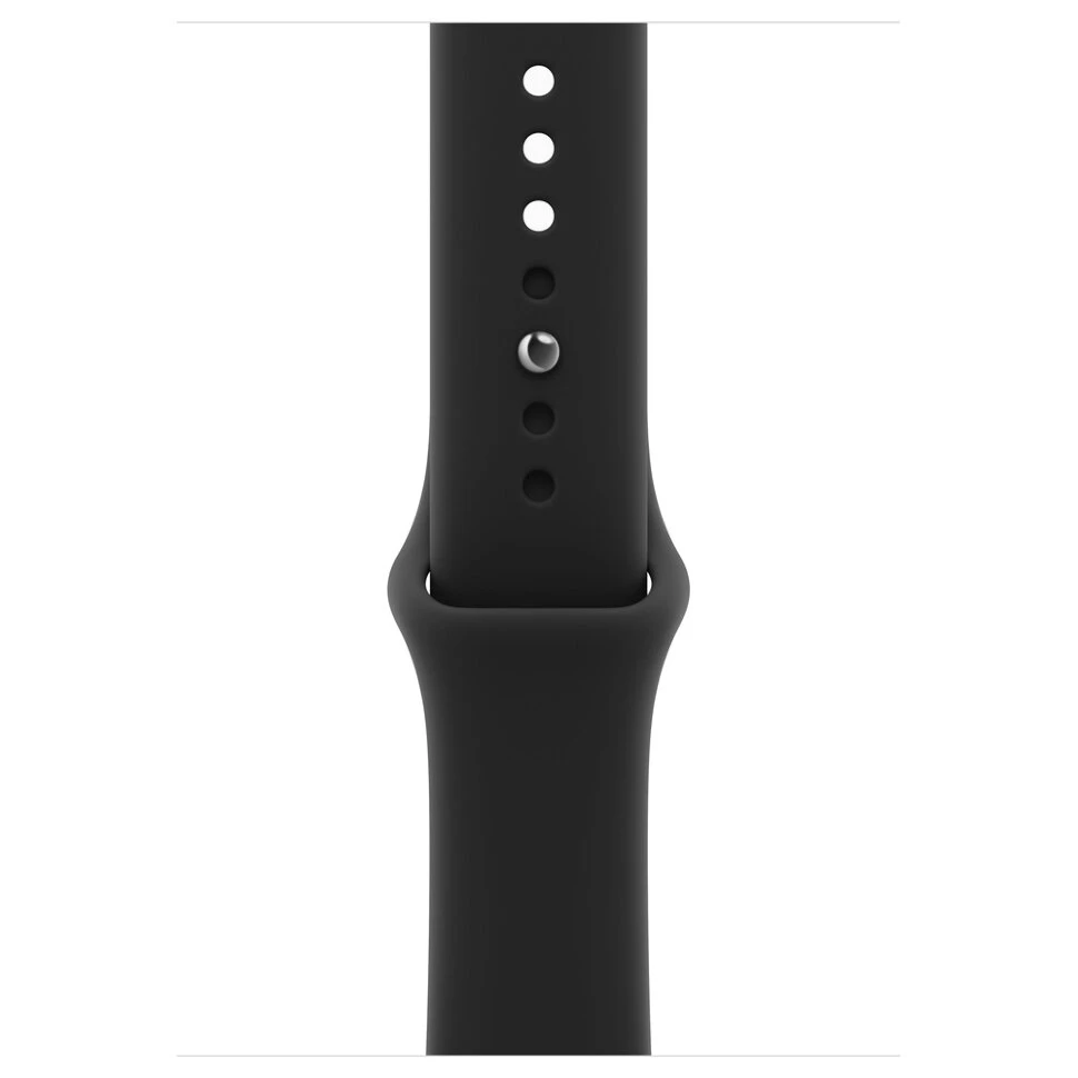 Умные часы Apple Watch Series 12 46mm Black Aluminum Case with Black Sport Band (S/M)