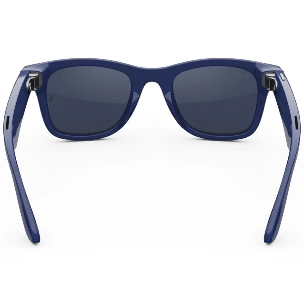 Умные очки Ray-Ban Wayfarer (Gen 2) Shiny Cosmic Blue Clear/Sapphire Transitions (L)