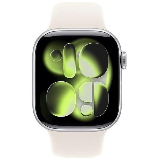 Умные часы Apple Watch Series 11 42mm Silver Aluminum Case with Light Blush Sport Band (S/M)