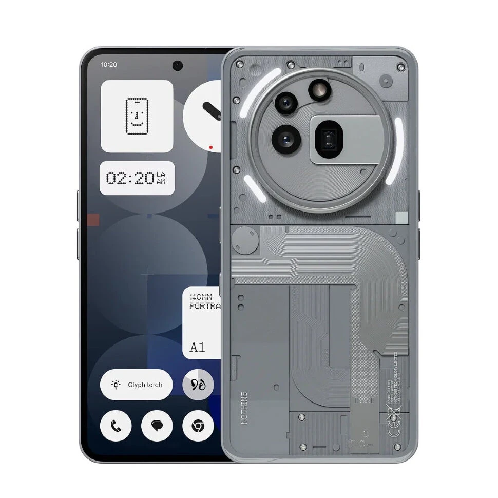 Смартфон Nothing Phone (3a) Pro 12/256GB Серый (Gray)